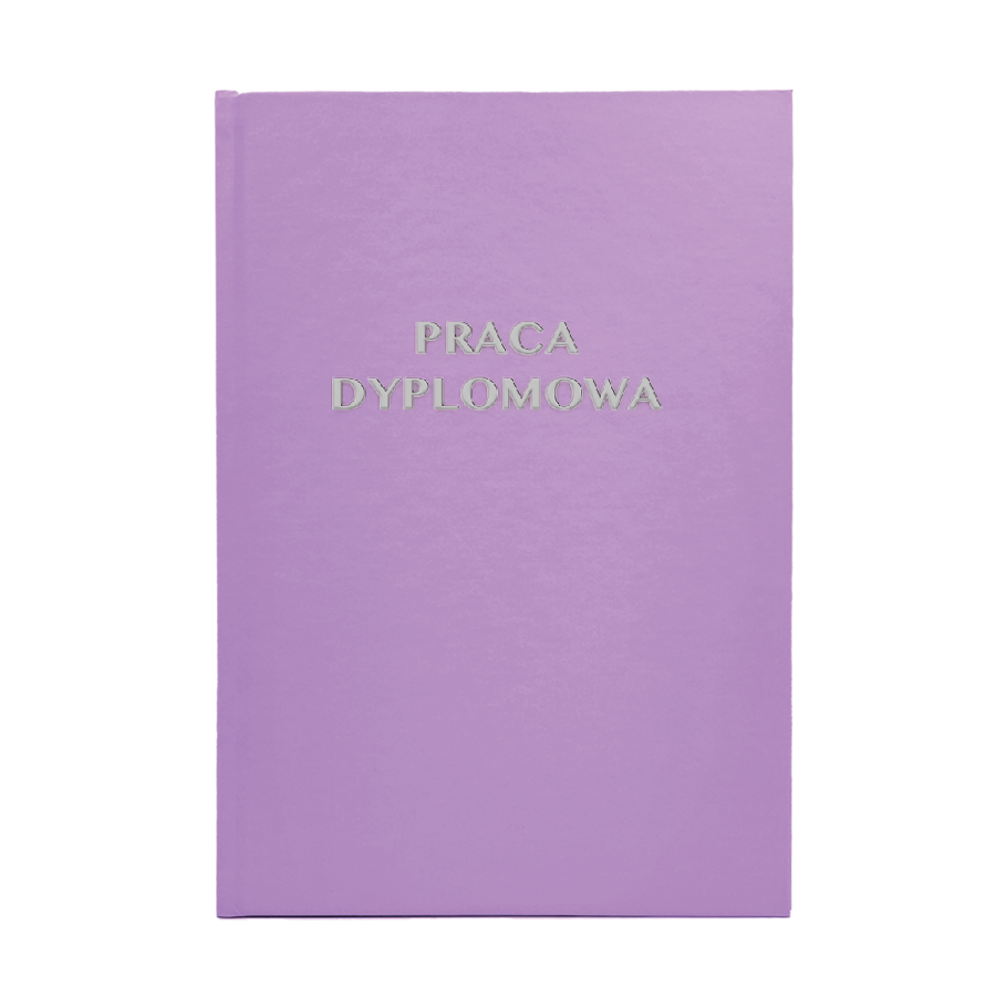 Lawendowa Oprawa Pracy